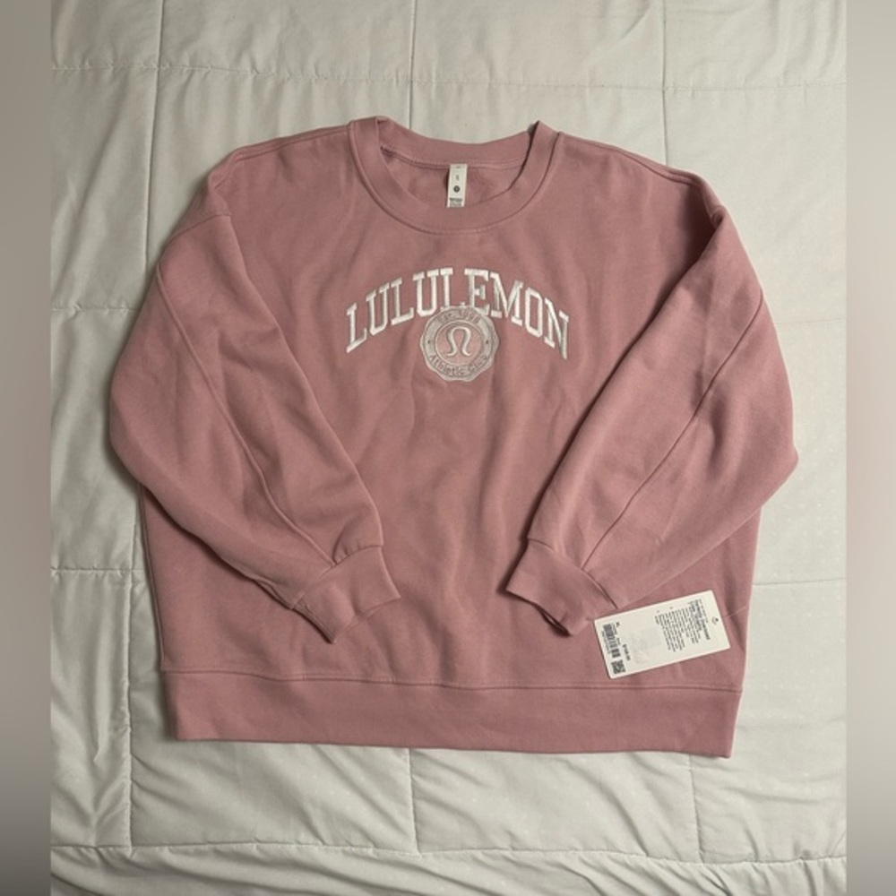 LULULEMON PERFECTLY OVERSIZED CREW GRAPHIC SWEATSHIRT NWT